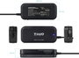 TOOQ Cargador Universal para Portátil 90W con 12 Conectores y USB